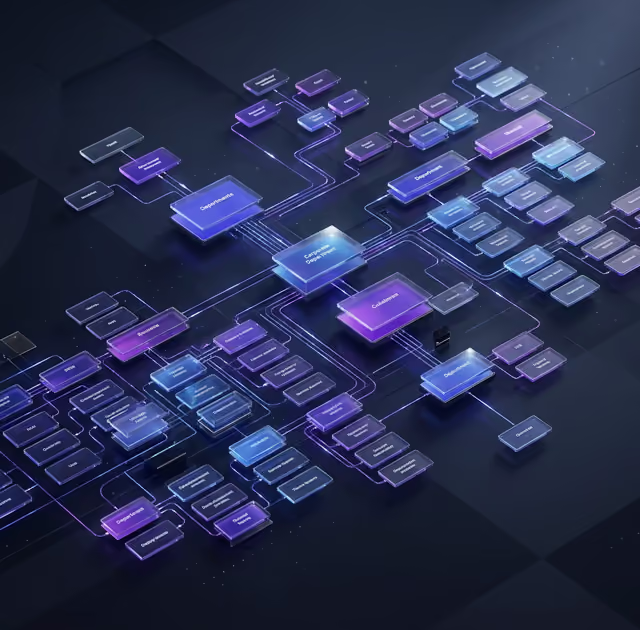 Portfolio leadership team mapping shared systems across multiple brands