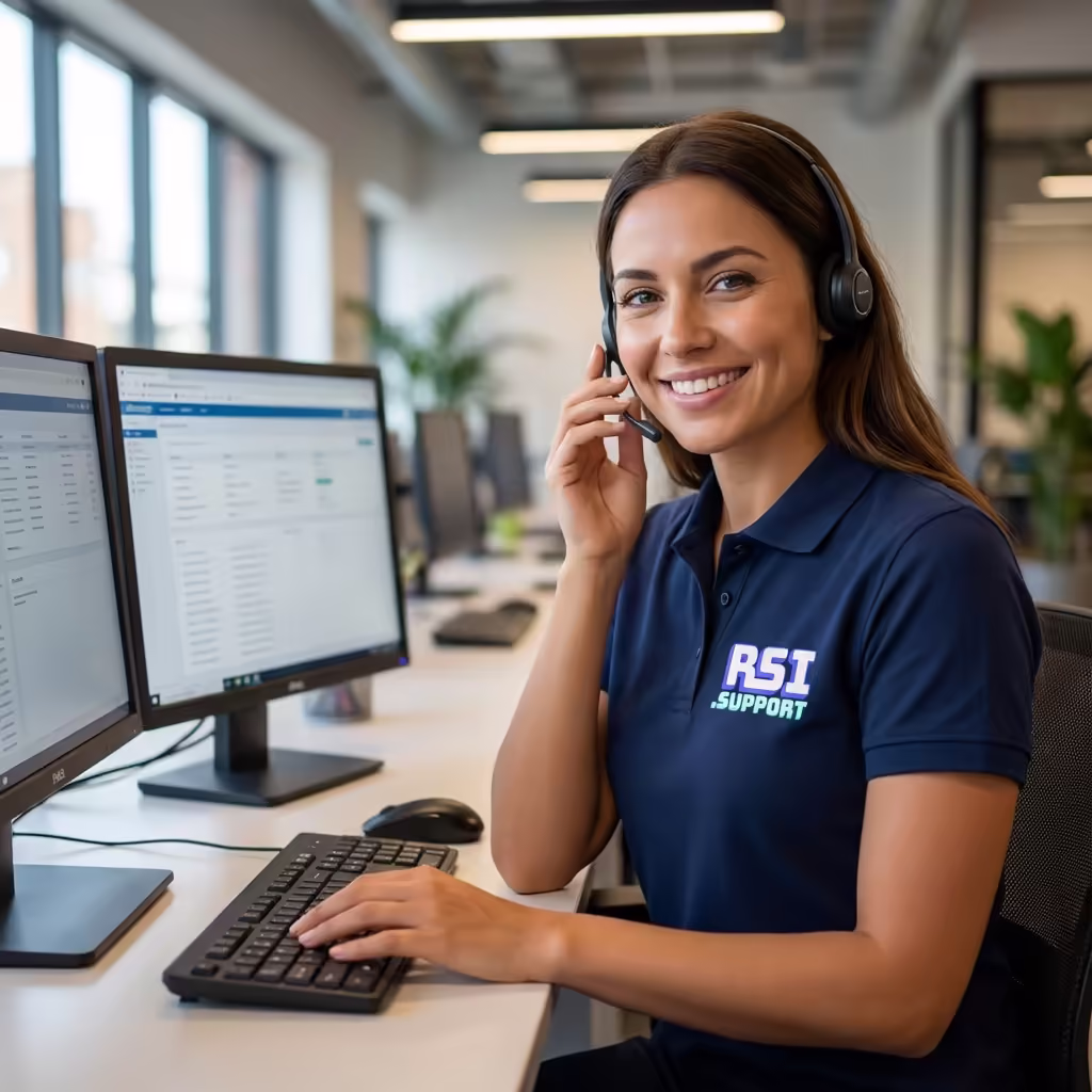 Developer working on code